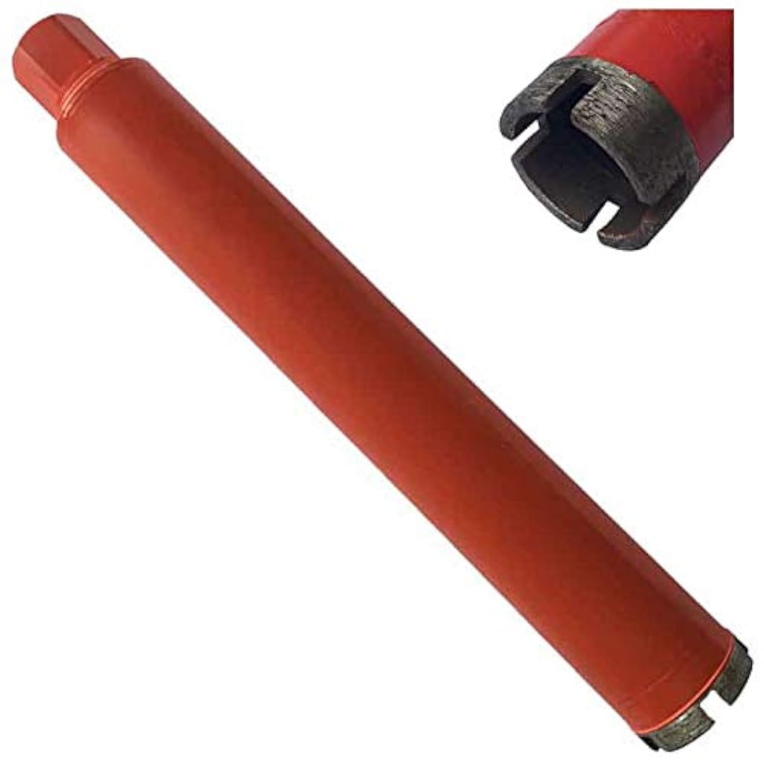 2-1/4" Wet Drill Core Bits for Concrete and Hard Masonry, 10mm Segment Height, 14" Drilling Depth, 1-1/4"-7 Arbor, Wet Only