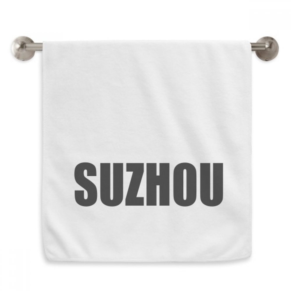 Serviettes débarbouillettes Suzhou Chine Ville Nom Diadème 13X29 pouces