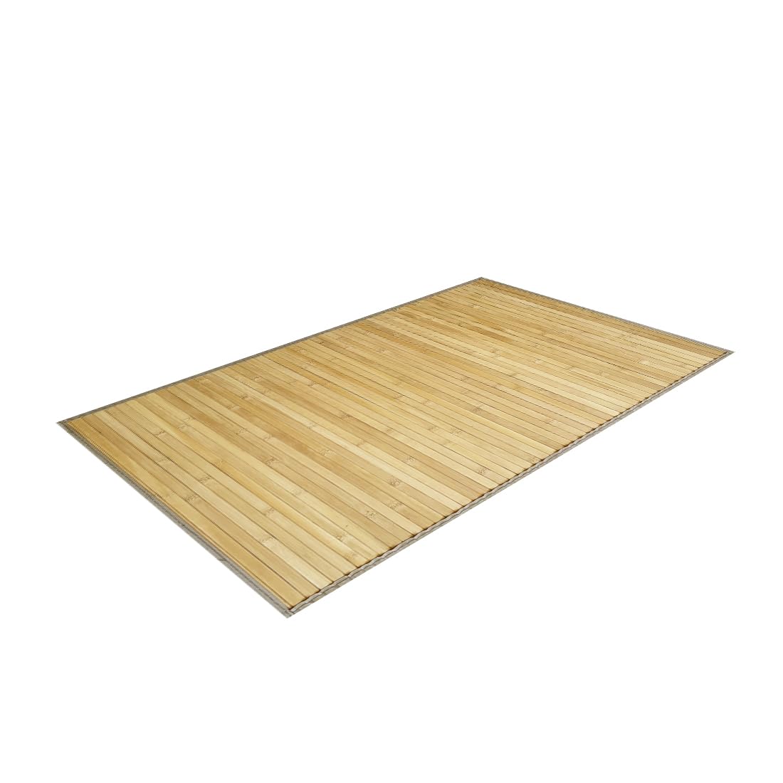 Acomoda Textil – Alfombra de Bambú Natural Ecológica para Interior y Exterior. Alfombra Resistente, Antideslizante y Cómoda para Dormitorio, Salón y Jardín. (Natural, 60x90 cm)