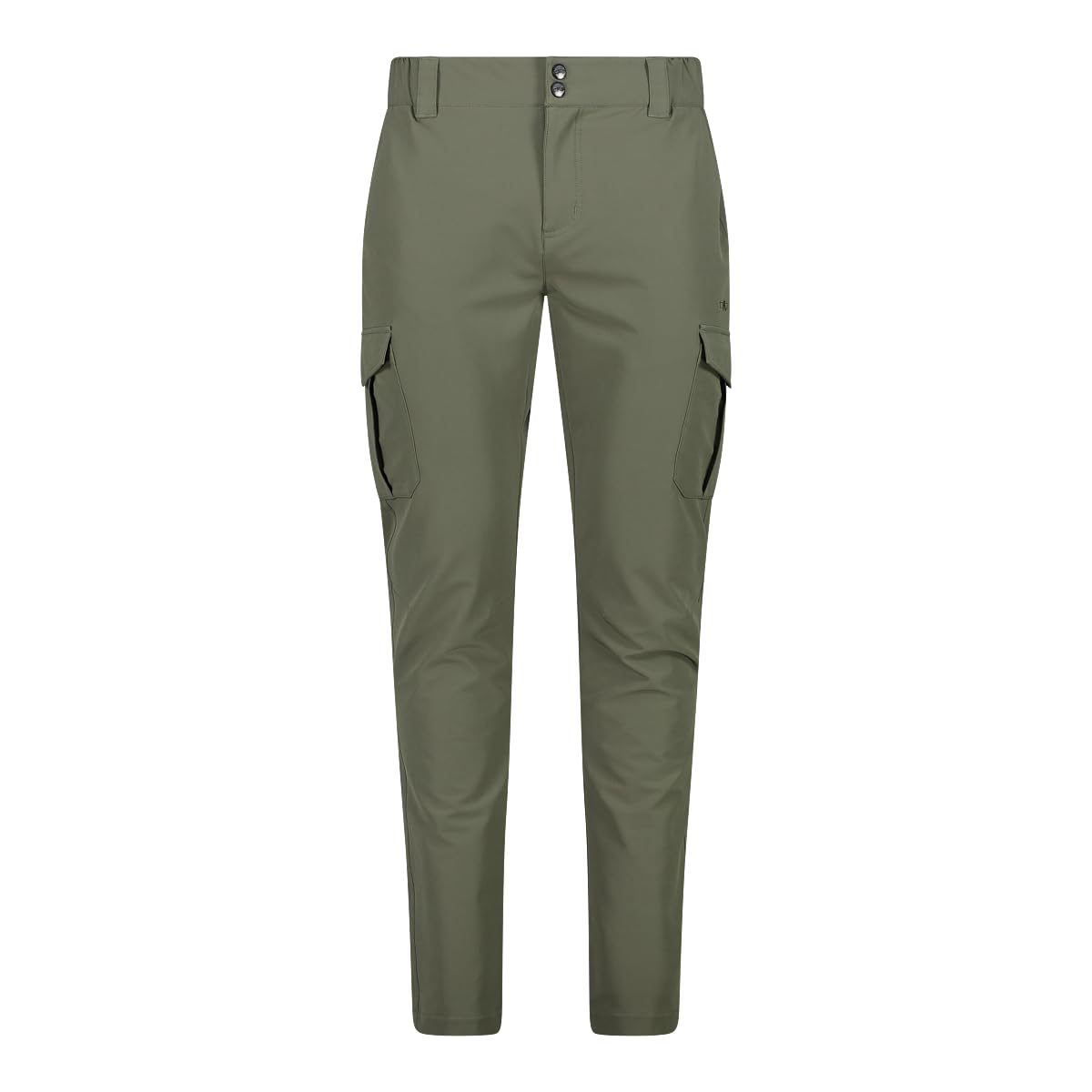CMP - Men's Long Stretch Trousers, Olive, 54