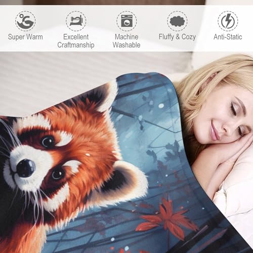 Couverture ours en flannel premium à impression numérique HD
