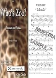  Who\'s Zoo? Bassoon & Piano. Colin Cowles