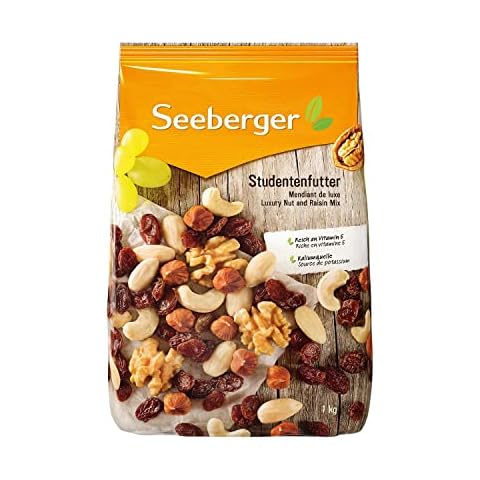 Seeberger Studentenfutter: Klassische Nuss-Frucht-Mischung aus Haselnusskernen, Mandeln, Walnüssen & Cashewkernen Cover