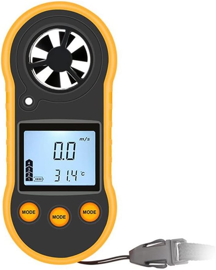 Pocket Digital Anemometer Windsurfing Sailing Kite Flying Air Velocity Guage Tools Airflow Wind Speed NTC Temperature Meter