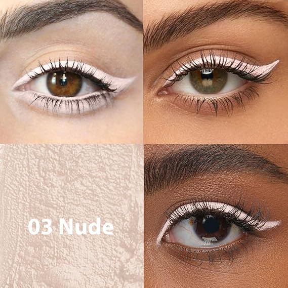 Delineador de Gel Glitter Color Nude Waterproof miniatura 3