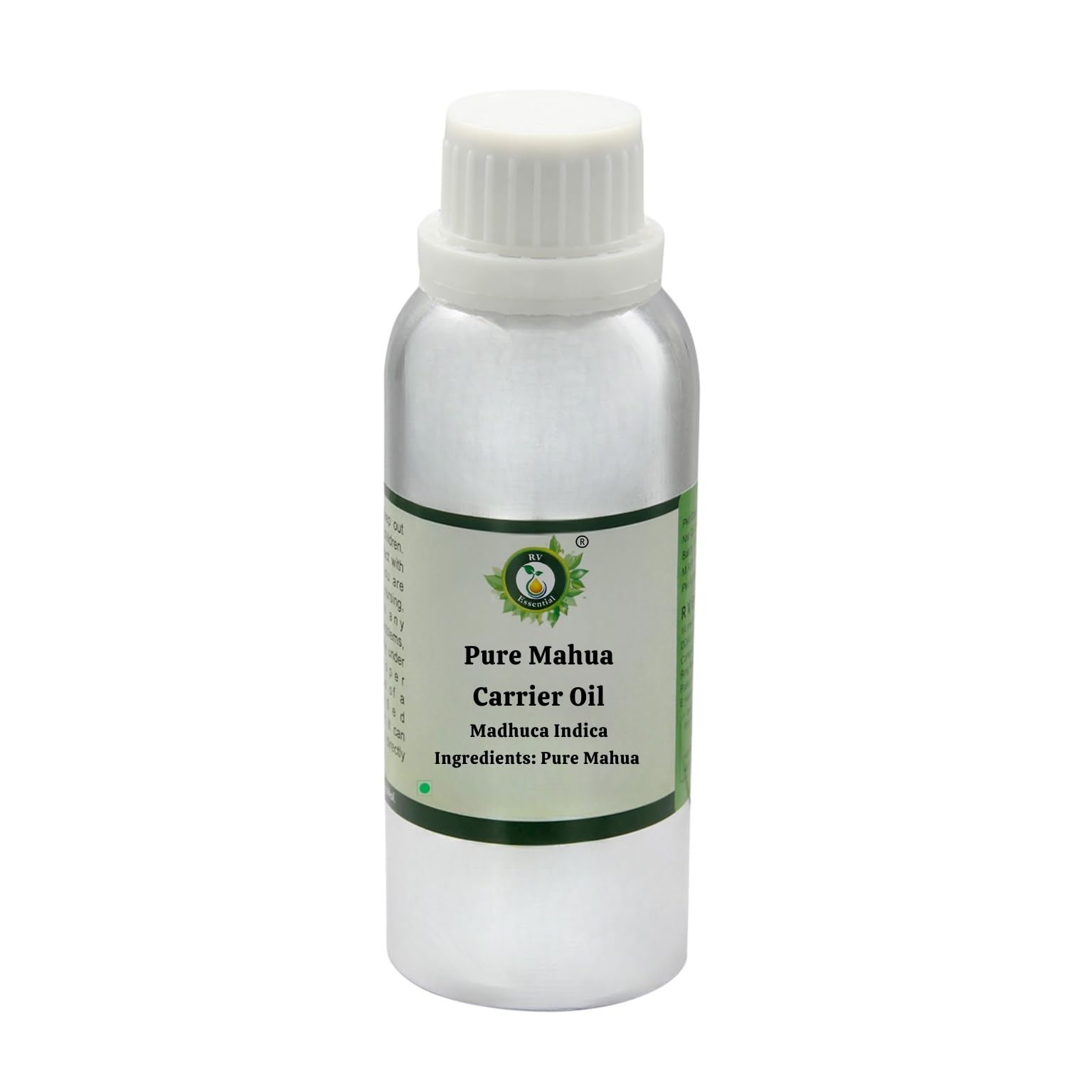 R V Essential Pure Mahua Carrier Oil 300ml (10oz)- Madhuca Indica (100% Pure and Natural Cold Pressed)
