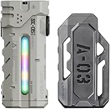 SK05 Pro Mao 4360 Lumens Flat LED Flashlight with 8000mAh, Sidelight Flashlight Combines Floodlight and Spotlight,with A03 Flashlight Tactical K-Shape Sheath