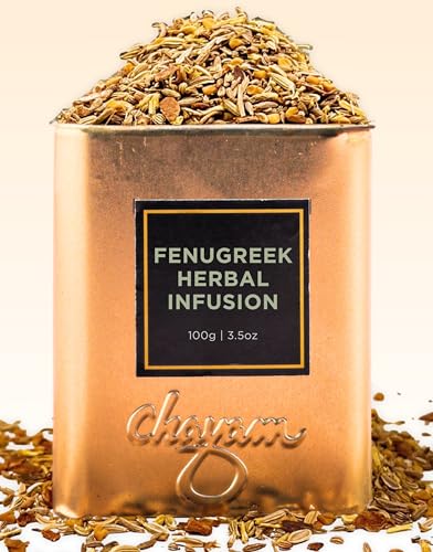 Image of CHAYAM Digestion Aid Infusion with Fenugreek | 100g Caffeine-Free Infusion for Digestion, Gut Health & Lactation Support | Fennel, Cumin, Ajwain, Licorice | Premium Gift Tin | Made in India