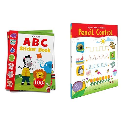 My First ABC Sticker Book: Exciting Sticker Book With 100 Stickers+My ...