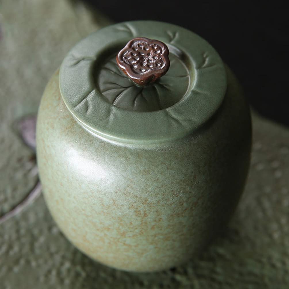 Contenitore Per Tè In Ceramica - Vintage, Con Coperchio, Per Spezie E Caffè - Foto 2