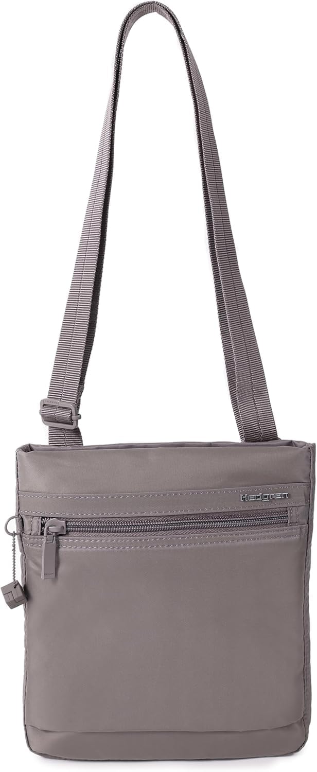 Hedgren LEONCE Crossbody Bag - RFID Protection, Zip Lock, Pen & Slip Pockets, Water-Repellent, 0.92L - Sepia - Image 2