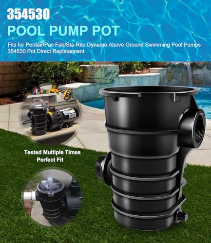 image for Yoursme 354530 Pot Direct Replacement for Pentair/Pac Fab/Sta-Rite Dyn