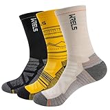 [WRELS] メリノウールソックス 登山 靴下 トレッキング ハイキング ソックス ウール靴下 メンズ レディース アウトドア 吸湿 保温 防臭 ハイソックス（三色、25-28cm） [並行輸入品]