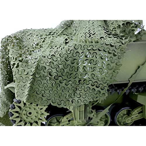 wheelfun Heng Long US in Stock, Camouflage Net Army Green for 1/16 RC Tank Military Model Tiger I...