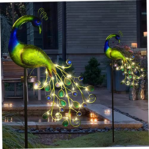 Lumière de Paon en métal, 43,3 Pouces de Paon de Paon.