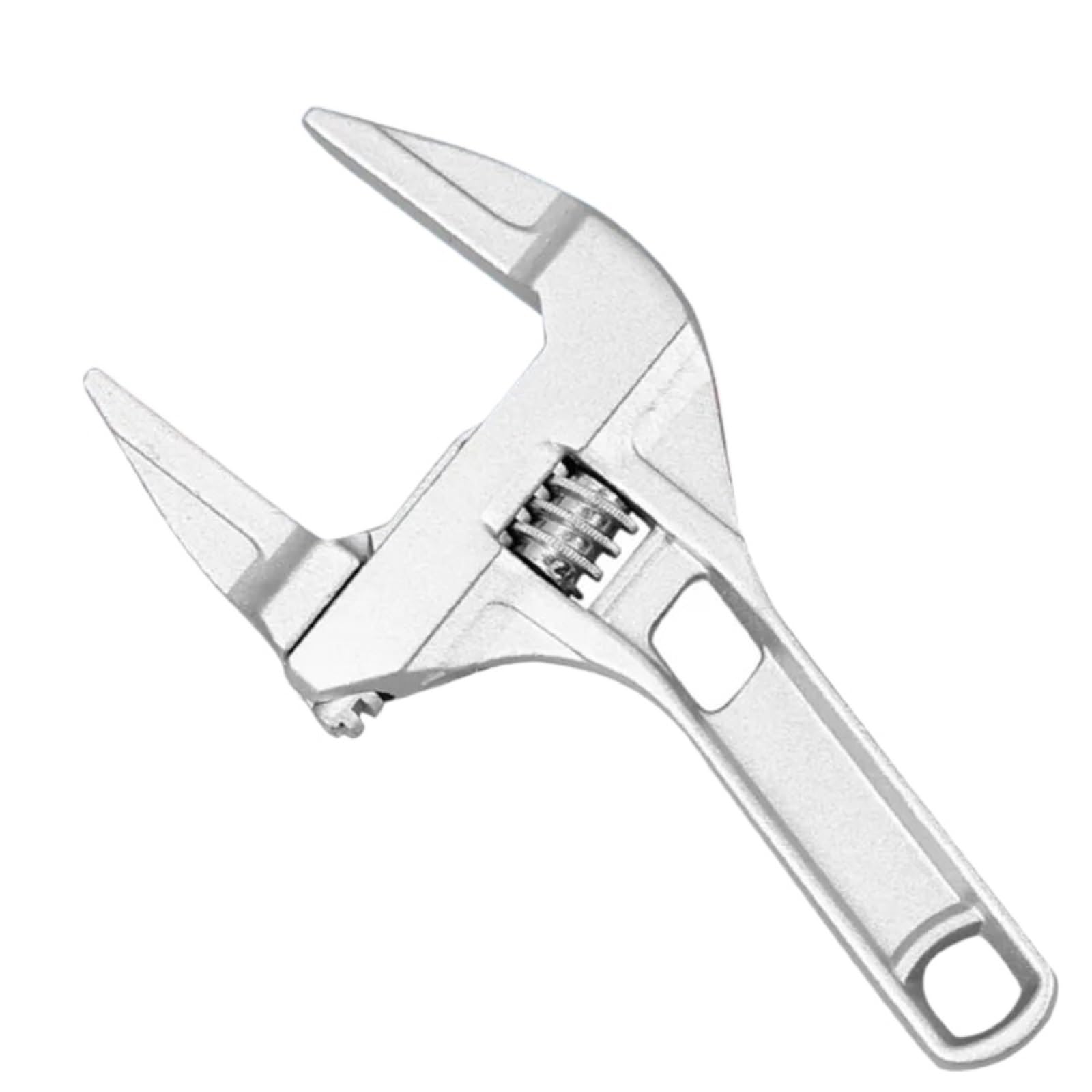Lajhdcg Classic Adjustable Bathroom Wrench - Aluminum Alloy Multifunctional Universal Spanner For Pipe Nut And Screw Removal