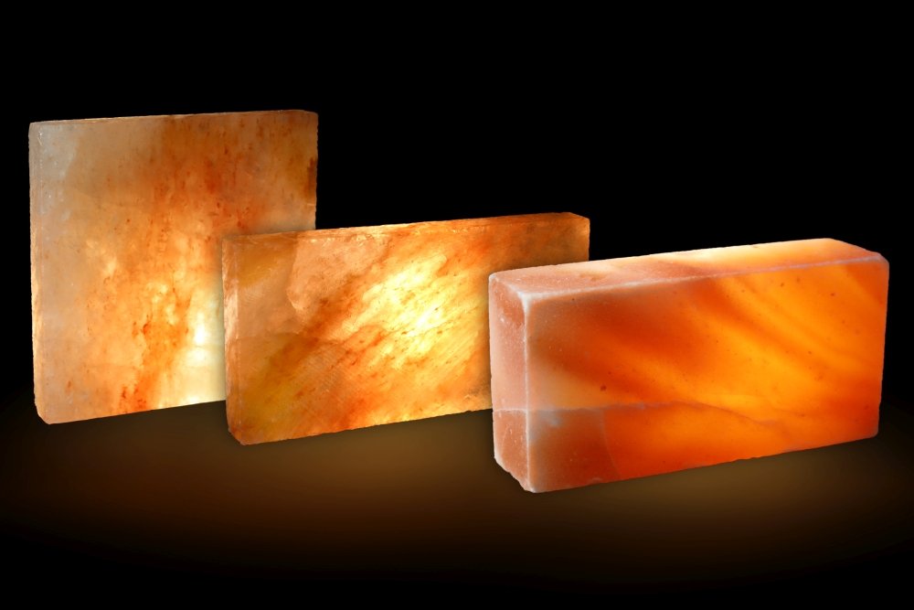 50x (1 mq) Mattoni di sale, piastrelle di sale 20 x 10 x 2,5 cm, sale dell'Himalaya* (dalla Salt Range, Pakistan)