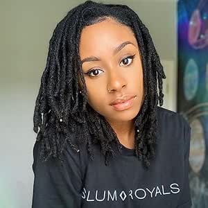 Amazon.com : 0.4cm 4 inch 20strands Locs Extensions Human Hair Natural ...