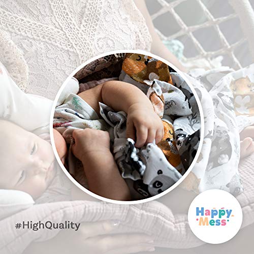 Panni di garza HappyMess Set di 2, panni di