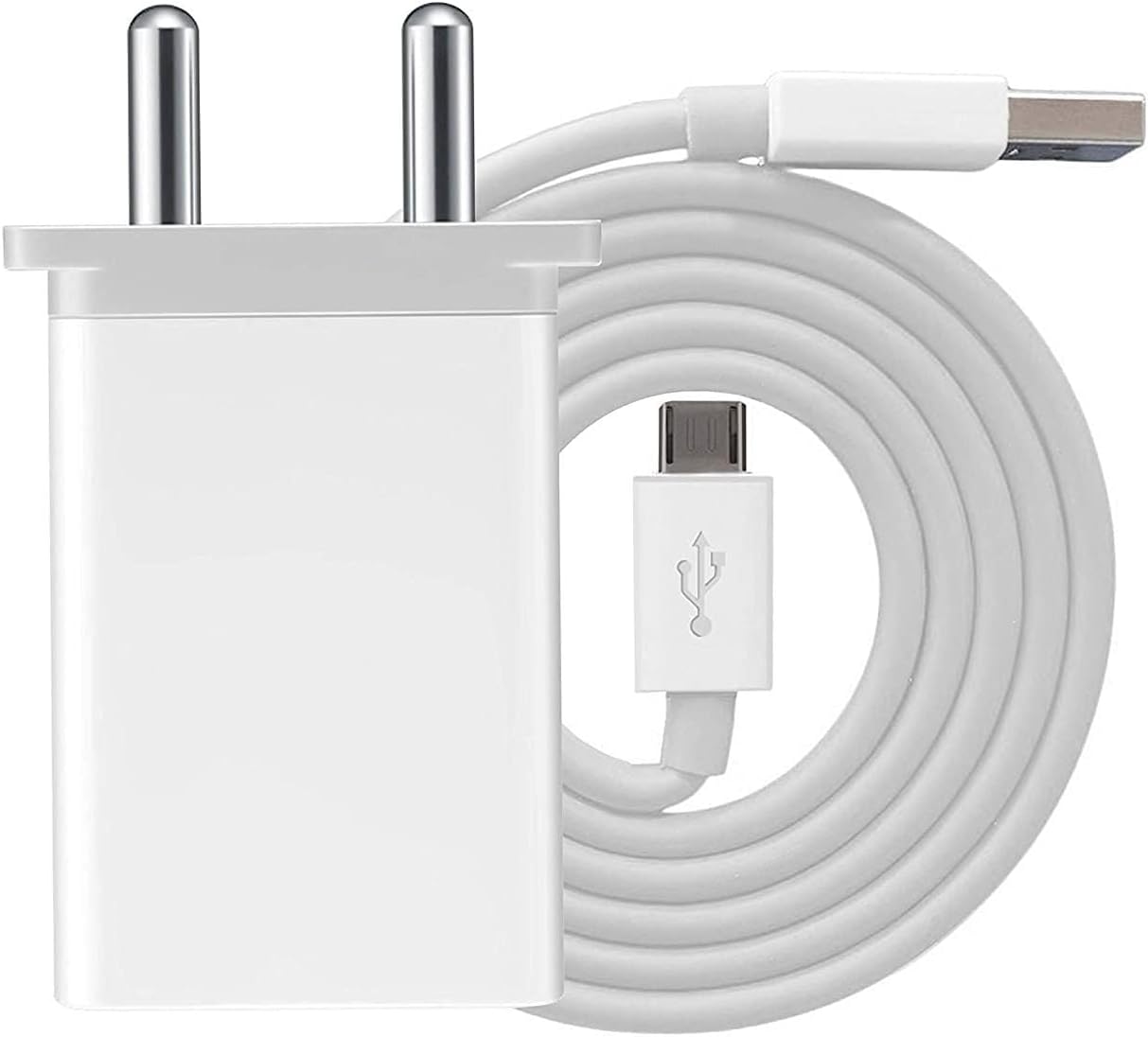 67W PO5 Ultra Fast Charger for InFocus Epic 1 Charger Original Adapter Like Mobile Charger | Qualcomm QC 3.0 Quick Charge Adaptive Charger with 1 Meter Micro USB Data Cable (42W, White)