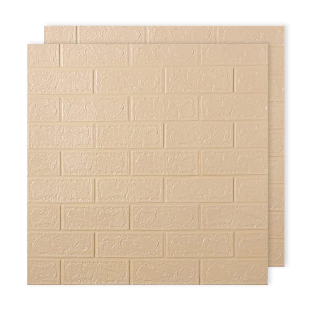 Heart Home Foam Brick Pattern 3D Wallpaper for Walls|Soft PE Foam| Easy to Peel, Stick & Remove DIY Wallpaper|Suitable on All Walls|Pack of 2 Sheets, 70 cm X 77 cm (B0CR9XD3CS) Amazon Price History, Amazon Price Tracker