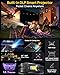 Ulefone Armor 34 Pro 5G Rugged Phone Unlocked with 150 Lumens Projector, 32GB+512GB ROM/2TB, 25500mAh 66W, Android 15, 6.95