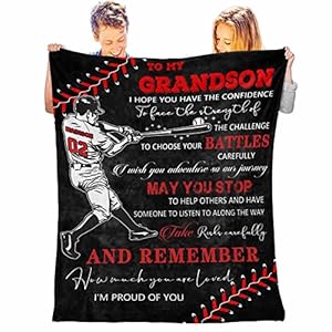 Customgrandsongiftsfromgrandmatomygrandsonblanketgiftsformygrandsonfromgrandmaandgrandpabaseballbirthdaygraduationdaygiftsforgrandsonblanketfromgrandparents50x60inches Urban Country Home Decor Custom grandson gifts from grandma to my grandson blanket gifts for my grandson from grandma and grandpa baseball birthday graduation day gifts for grandson blanket from grandparents 50×60 inches urban country home decor
