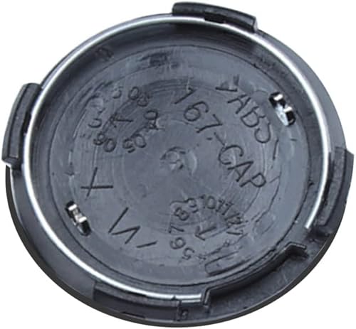 Miniatura 7 de 4 tapas centrales de rueda para Volvo S90 S60 XC60 XC40 XC90 V40 V60 S60 S80, 2.559 in2.55 pulgadas, tapas de cubo de rueda de automóvil ABS (negro)