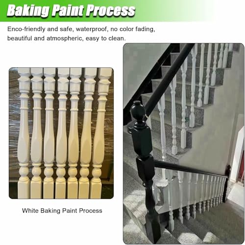 Solución para remodelación de escalones con postes de 37 2/5 pulgadas de alto 8