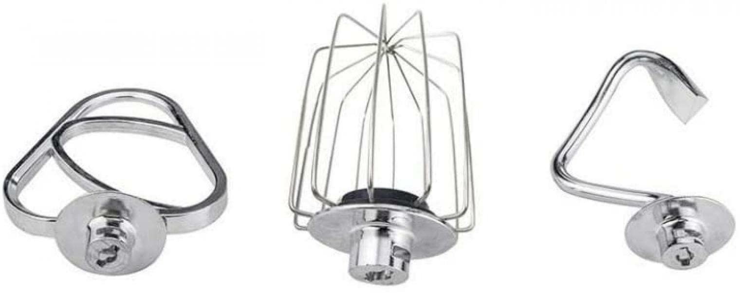 ROYALTY LINE, Procesador de Alimentos Multifunción 1900W Plata RLPKM19007BG-SIL, Tazón de Acero Inoxidable 6.5L, Accesorios Incluidos: Batidor, Batidor, Gancho, Velocidades Inclinadas