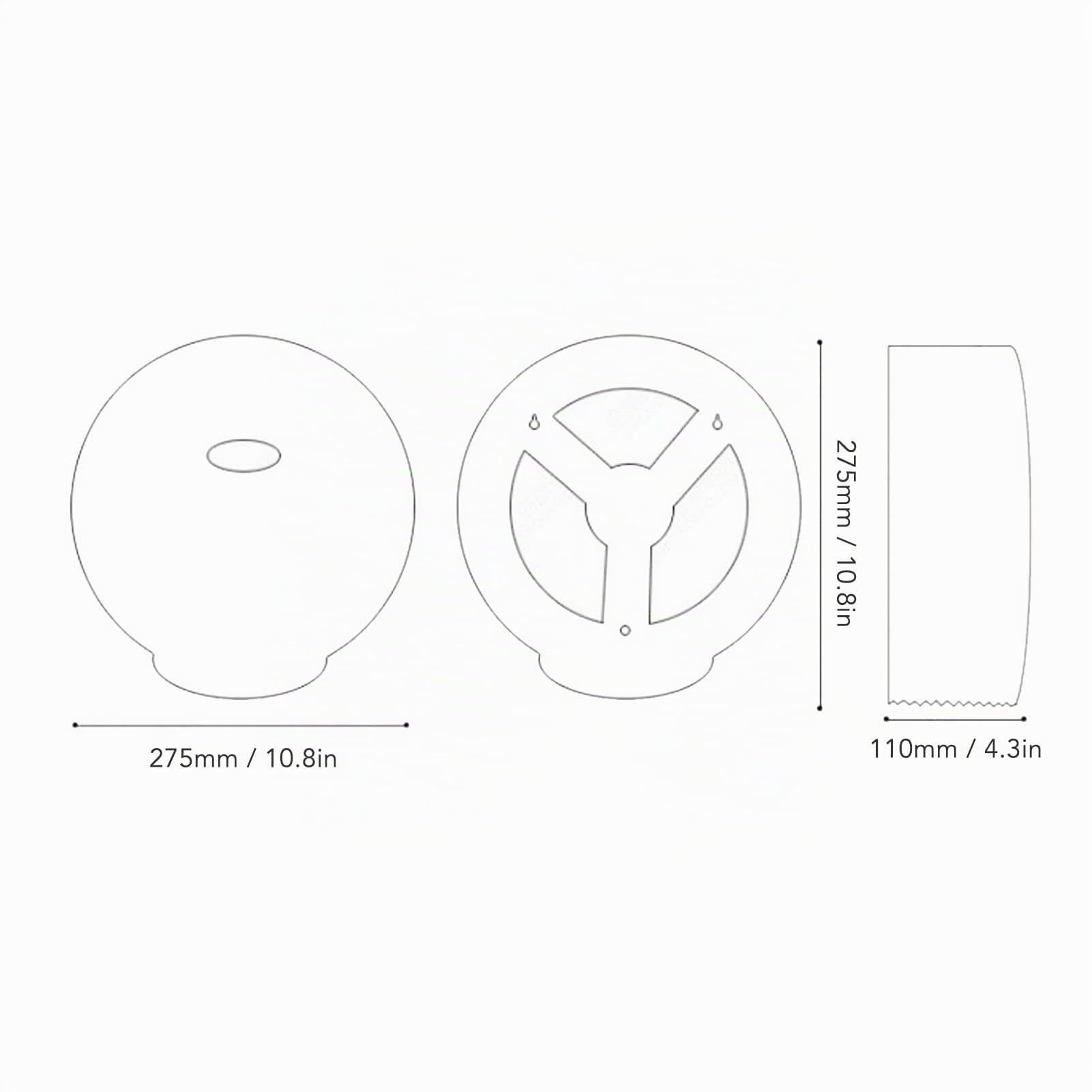 Distributeur de papier toilette en rouleau unique, matériau ABS, transparent avec fenêtre creuse, pour hôtel, salle de sport, salle de bain