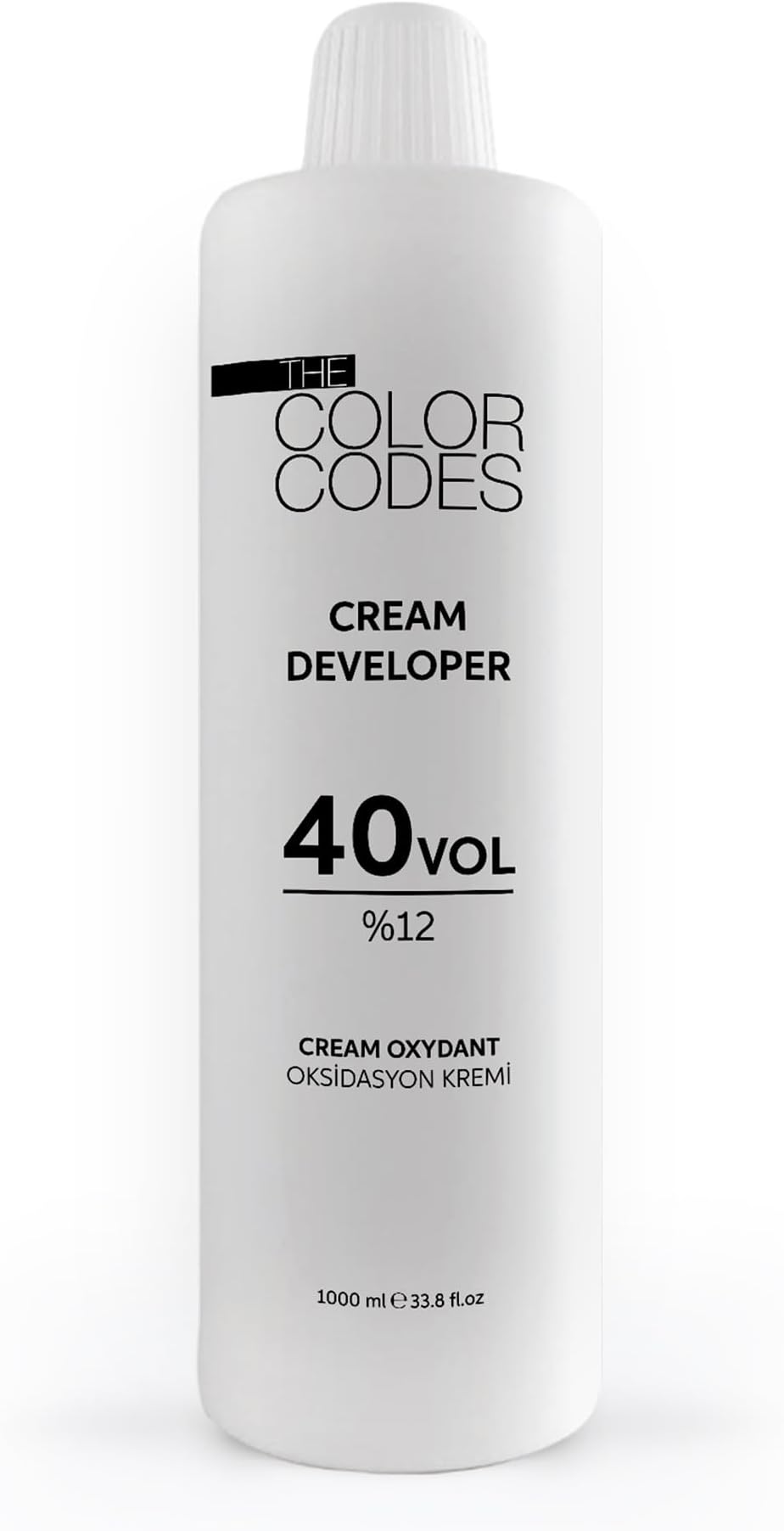 The Color Codes Cream Hair Developer Series 1000 ml (%6-20 Volume)[Amazon-developed Certification] Compact by Design