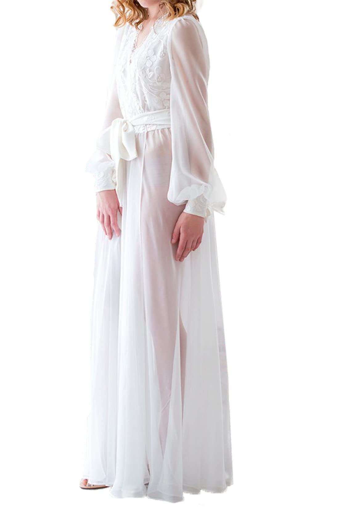Cárdigan de encaje floral Crochet Sheer Beach Cover Ups Long Open Kimono