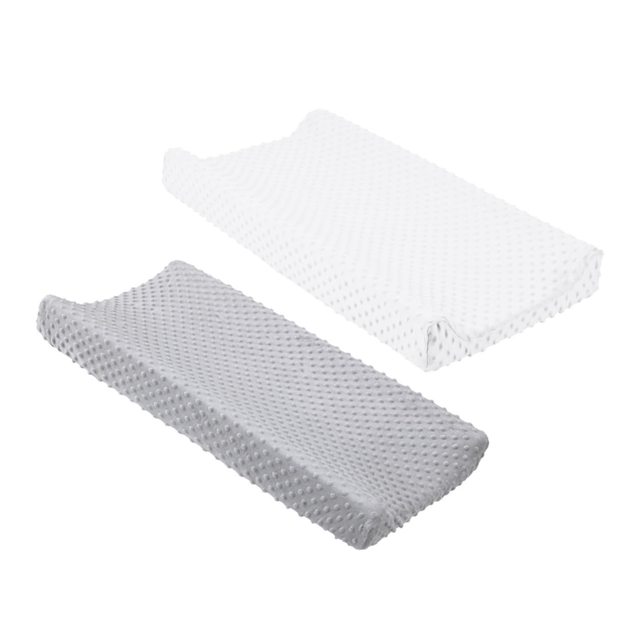 Housse de matelas pour bébé douce et réutilisable protection de table à langer 2 pièces