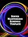 Produktbild Server Maintenance Schedule Template: Server Daily Routine Inspection Log, Safety, Maintenance and Repair Record Notebook, Logbook, Journal, Organiser ... pages (Server Maintenance Tracker, Band 28)