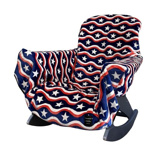 CITYBONFIRES The Chair Blanket Reversible Waterproof with Polar Lining Portable Outdoor Cover for Camping Sports & Patio Folds into Carry Pouch with Strap - USA