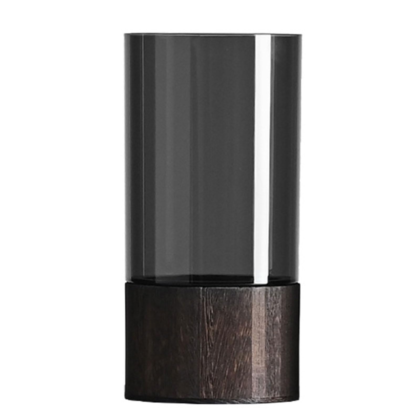 Decorative Flower Vases for Table Centerpieces Artistic Wood Acrylic Vases Shatterproof Acrylic Flower Vase with Base Shatterproof