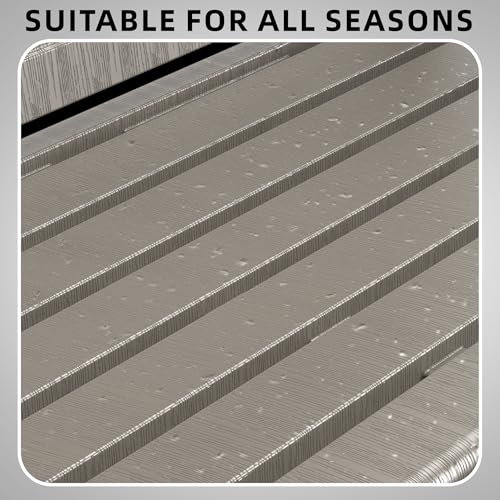 image for PatioZen Outdoor Bench, Waterproof & Weatherproof Garden Bench with Er