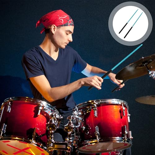 Baquetas de aleación para batería para bateristas Uso versátil Jazz y rock para práctica y actuación miniatura 3