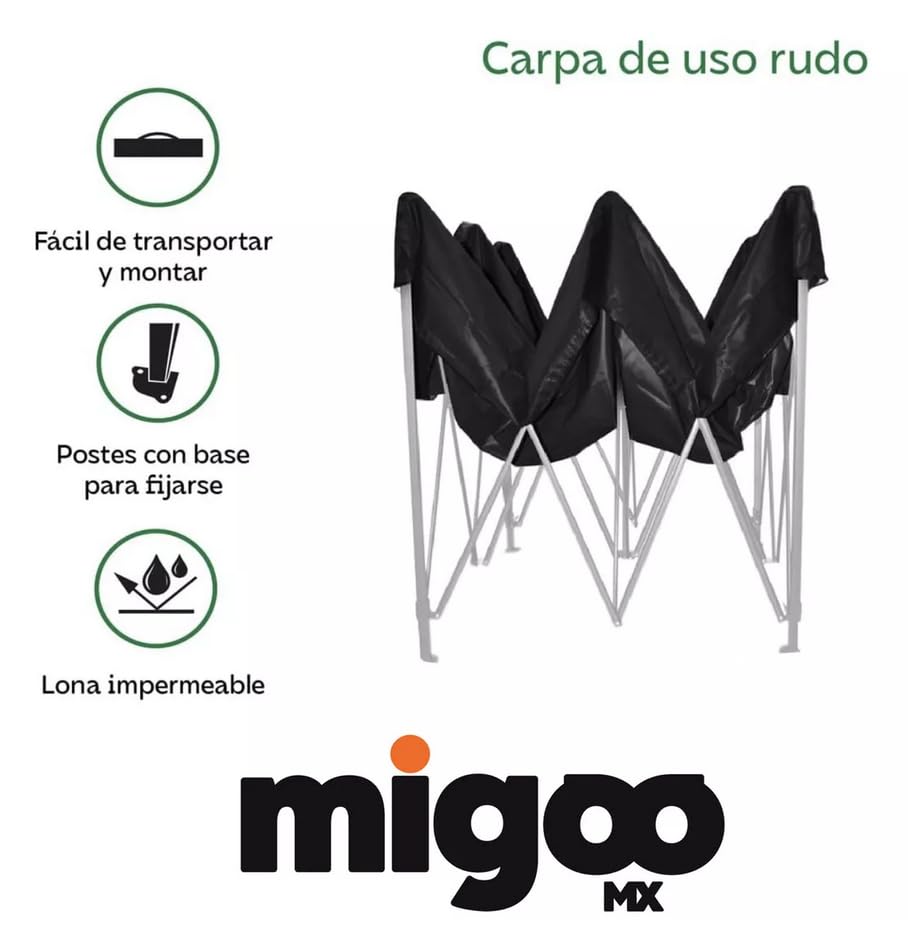 Jardín, Outdoors toldos plegables Marca migooMX (3)
