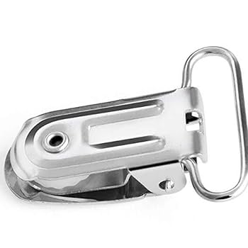 Amazon | HJ サスペンダー クリップ 金具 手芸 手作り メタル