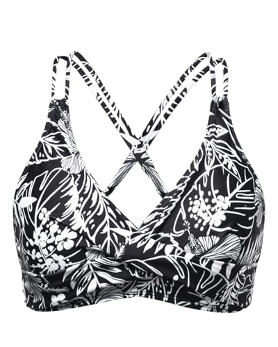 Image of Holipick Twist Front Bikini Tops for Women - Push Up Bathing Suit Top Padded Swimsuit Top