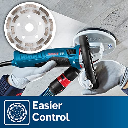 Bosch DC4518 4.5 in. Double Row Segmented Diamond Cup Wheel for Concrete - image 7
