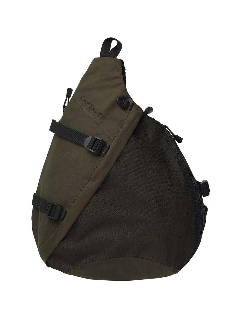 Chevalier Back Pack Wasserabweisender, ergonomischer Jagdrucksack für Rechts- & Linkshänder – Schulter frei für Schuss – Große Fächer, Thermosfach, abnehmbare Taschen & Mesh