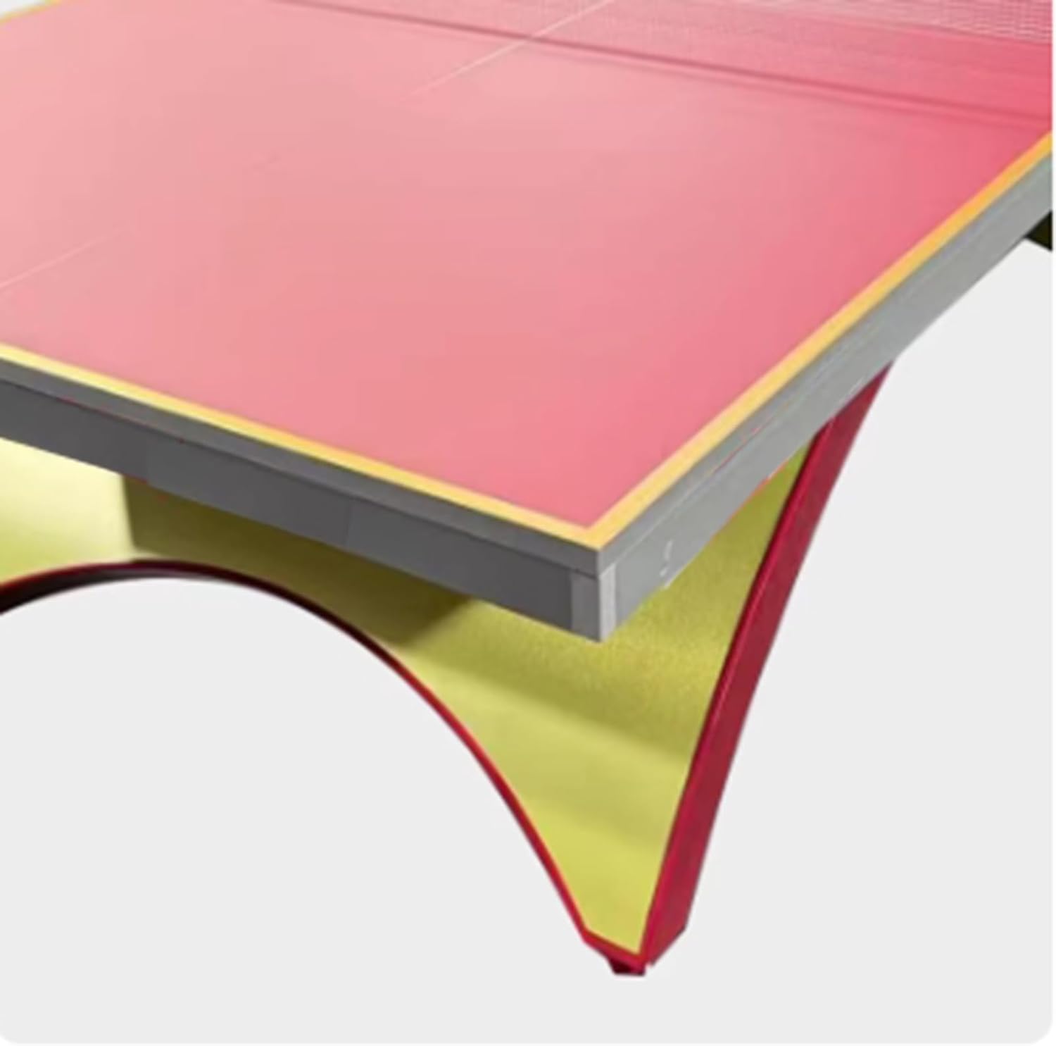 Professional Tournament Table Tennis Table, Ping Pong Table with Consistent Bounce, All Weather Indoor Outdoor Foldable Table with Wheels