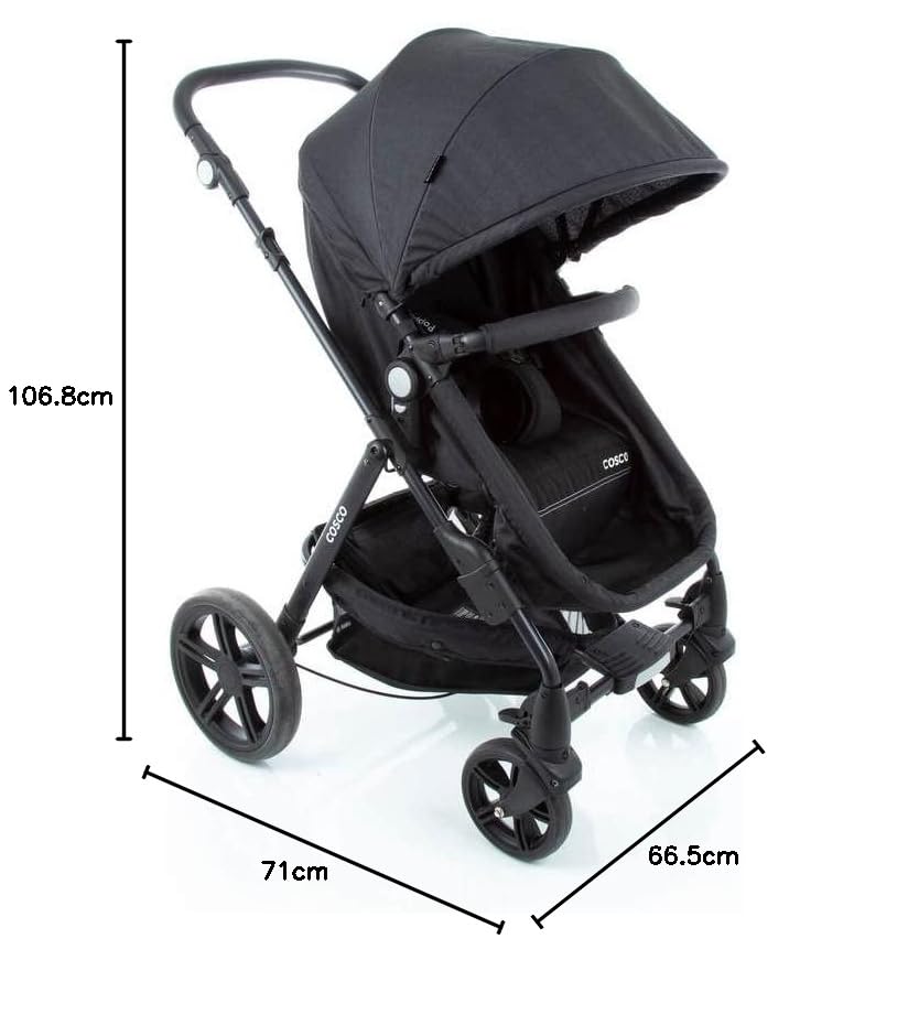 Cosco Kids, Travel System Poppy Duo, Preto... glide