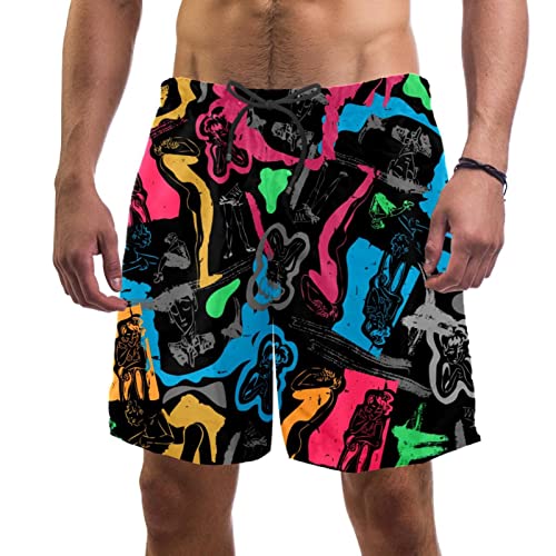 Short de plage homme Yuzheng polyvalent pour natation et volley de plage