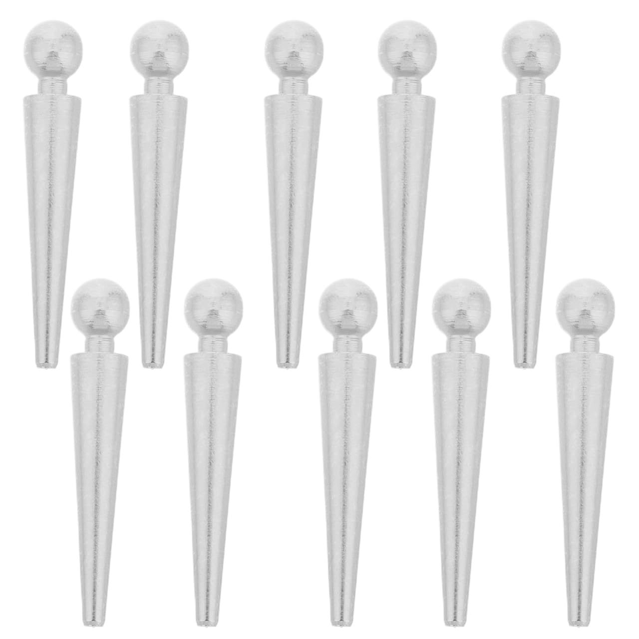 Homoyoyo Cribbage Board Pegs 10 Pcs Metal Game Scoring Pins Portable Cribbage Pins for Board Game Accessories Accurate Score Tracking for Family Gatherings Parties Travel