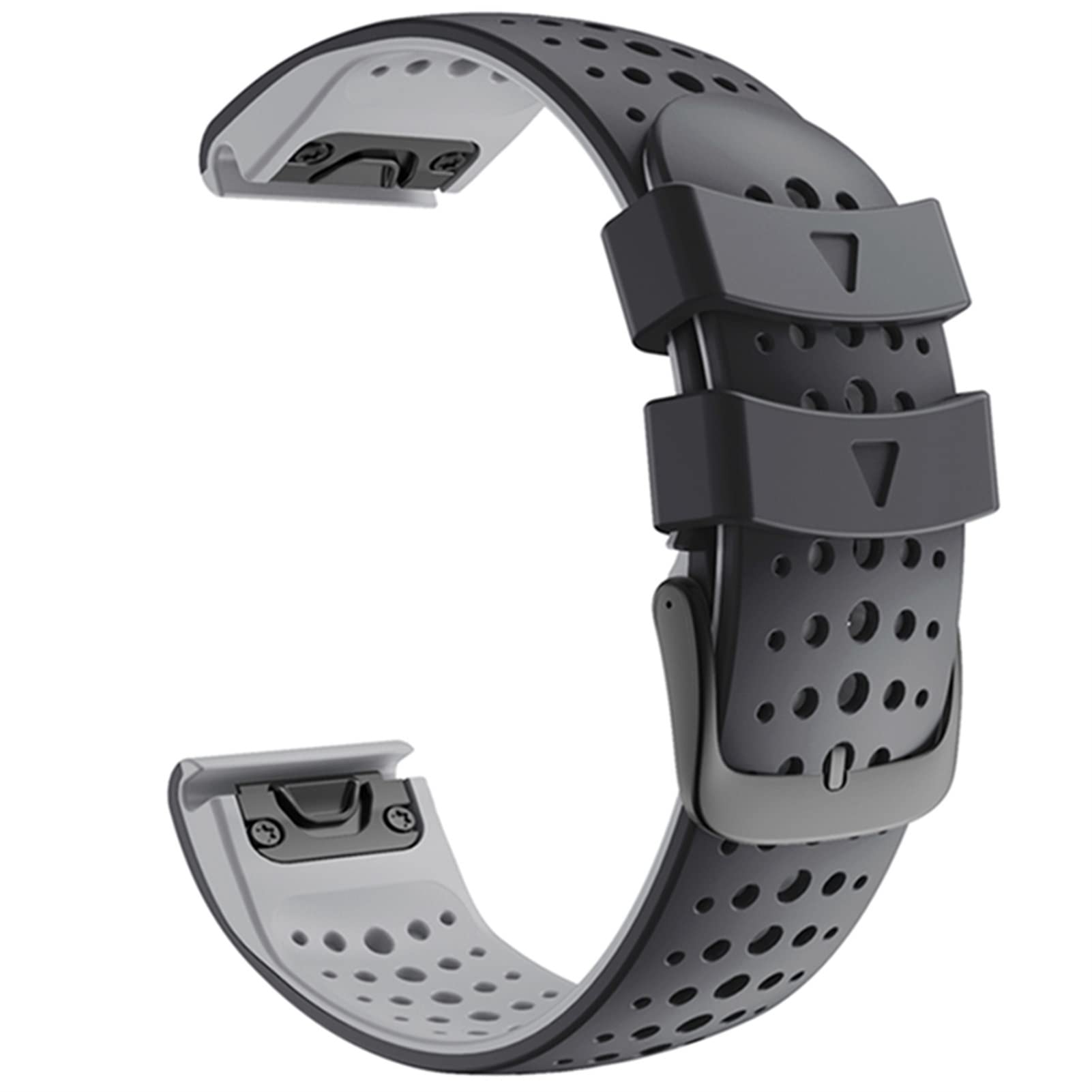 Bracelet montre Garmin Fenix 6X Pro 26mm 22mm silicone - 8