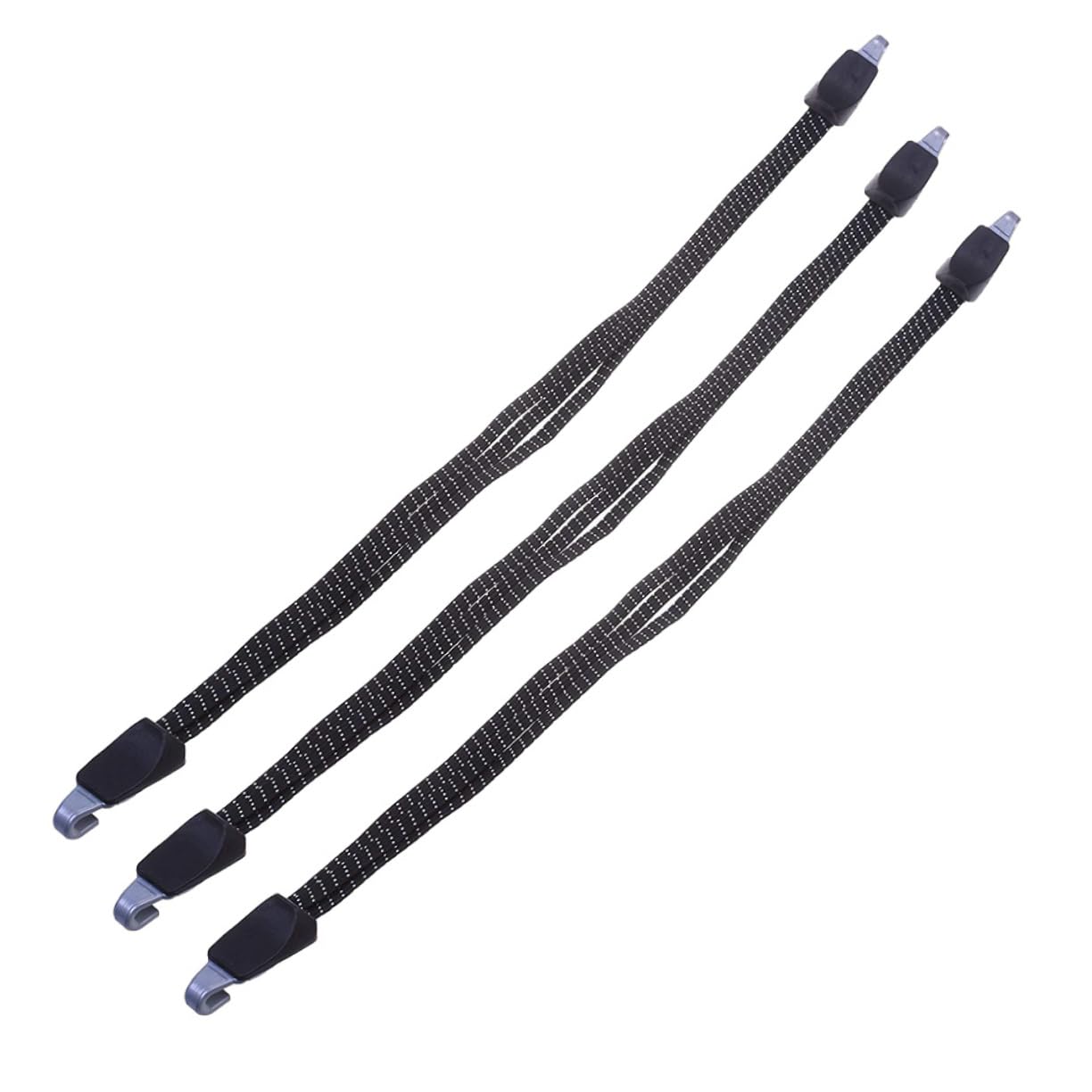 NAMOARLY Elastic Bike Straps 3pcs Cargo Strap Durable Luggage Belt for Motorcycles